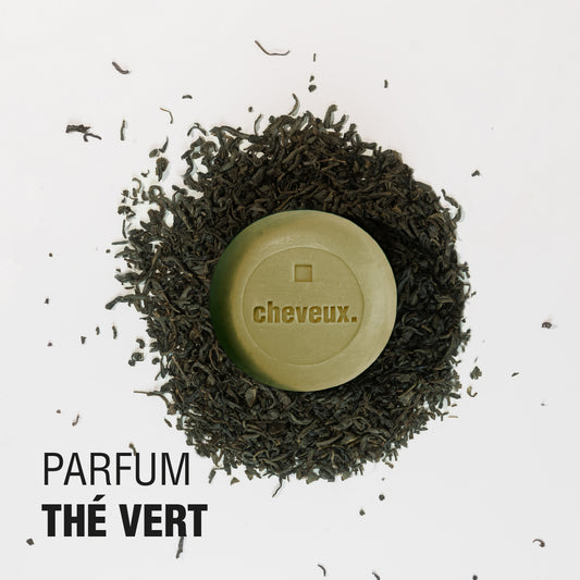 Shampoing solide - Cheveux gras - Thé vert
