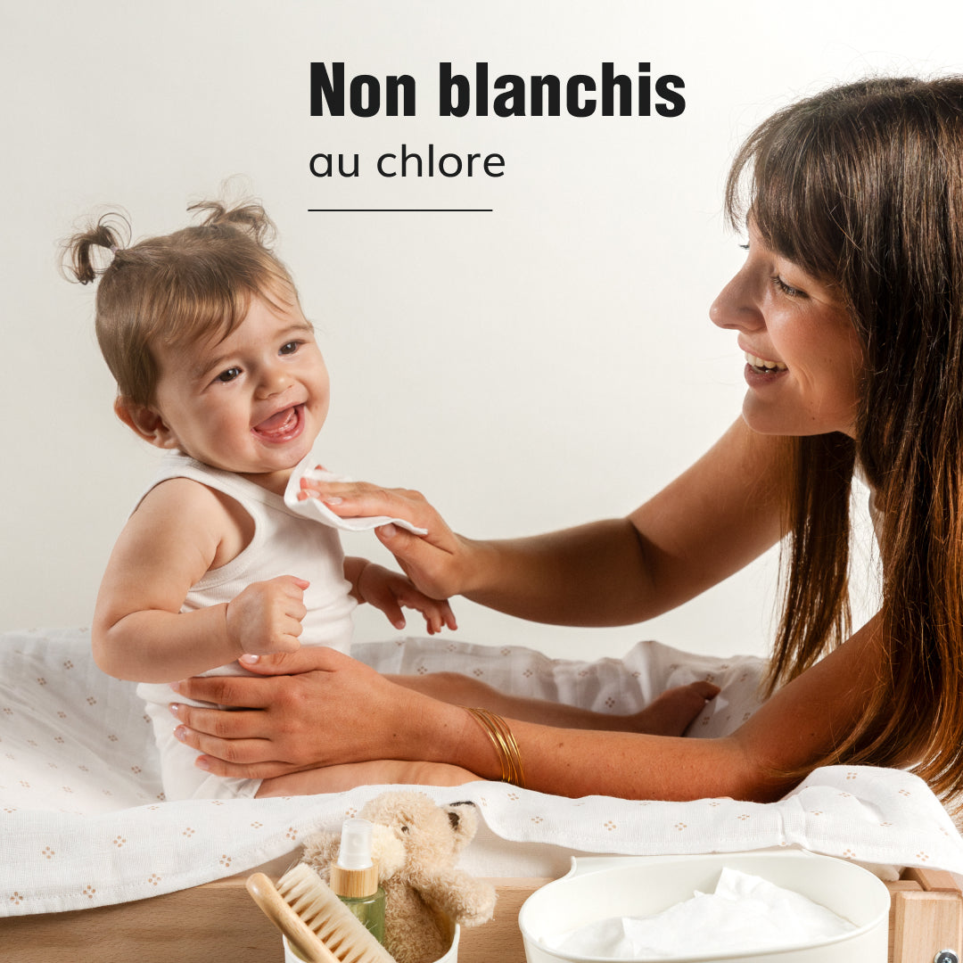 Cotons bébé bio x3