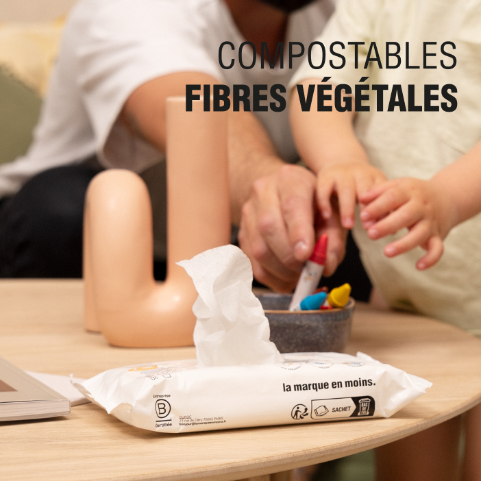 Lingettes nettoyantes bébé