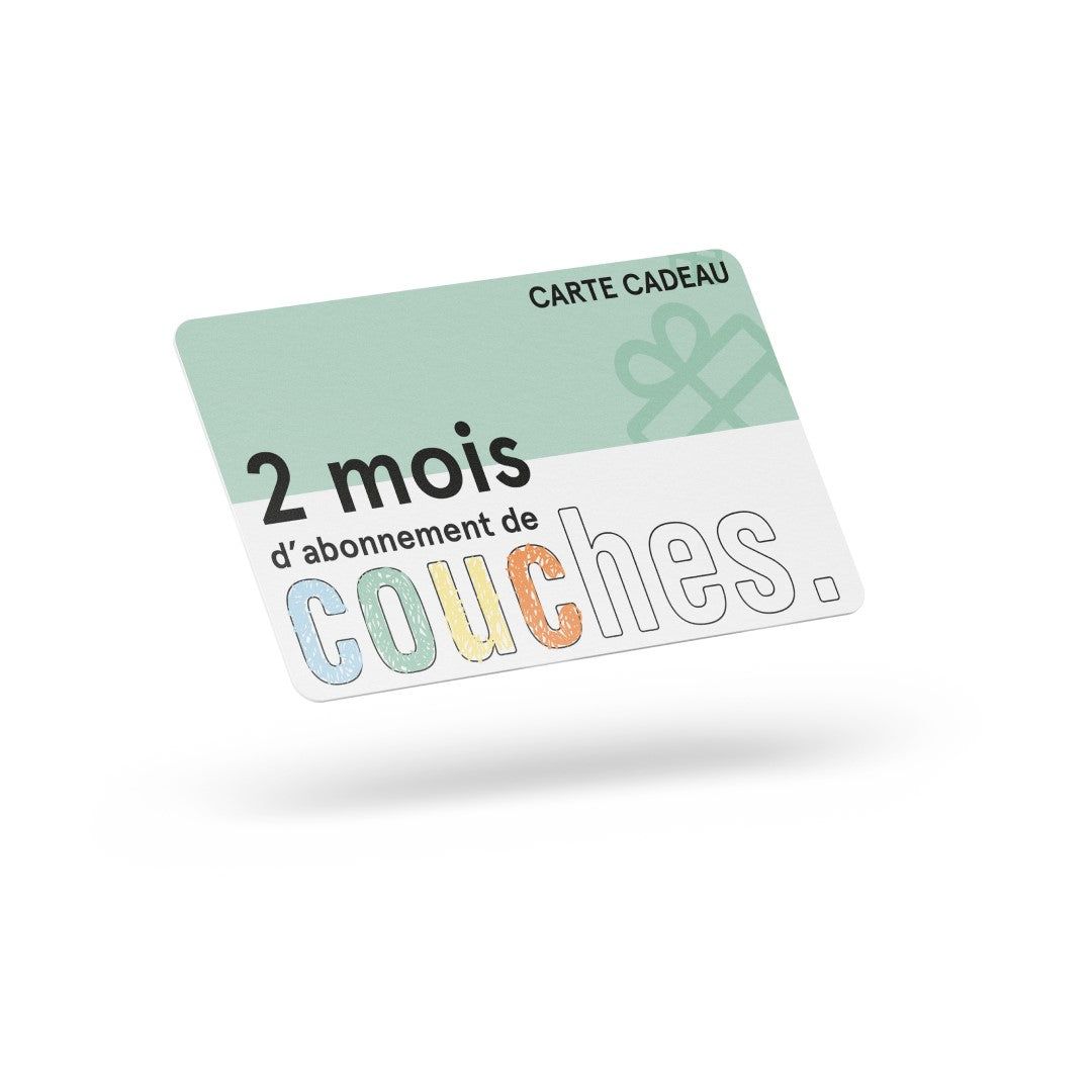 Carte cadeau couche