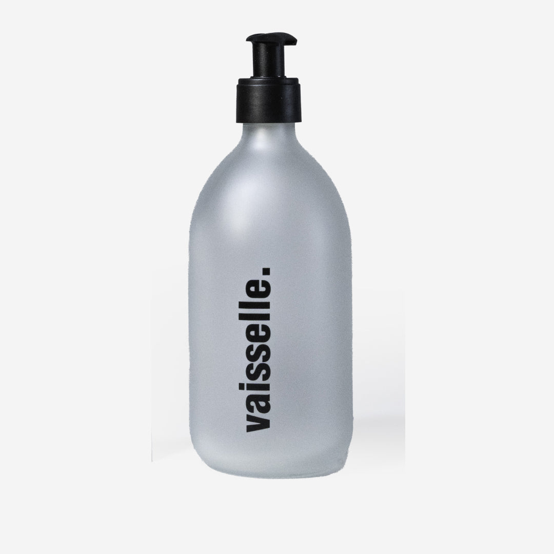 Flacon + pompe liquide vaisselle à dissoudre