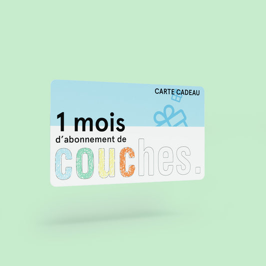 Carte cadeau couche