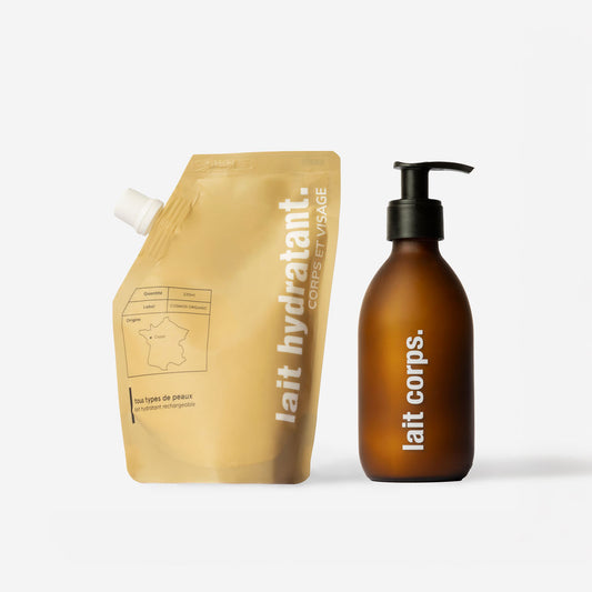 Kit lait hydratant corps et visage