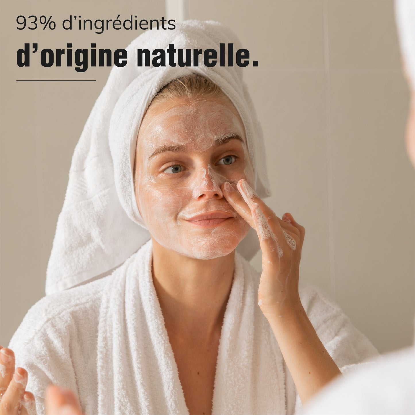 Nettoyant visage solide - Lait d'aloé